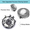 Gleway SH50/52 Replacement Heads Compatible with Philips Series 5000 Shaver, Upgraded SH50 Razor Replacement Heads Compatible with Norelco PT8xx, PT7xx, AT8xx, AT7xx, 3Pcs with Cleaning Brush view 3