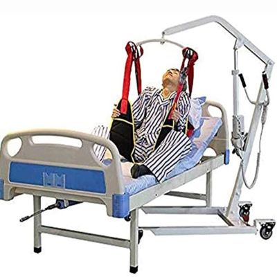 MOFOCO Patient Lifting Hoist Sling, Medical Full Body Patient Lift Sling Reusable Patient Transfer Belt Divided Leg Shower Sling with Head Support