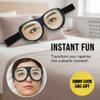 Funny Sleep Mask Eyes Open Funny Eye Mask for Sleeping Soft Breathable Funny Eyeshade with Adjustable Head Strap for Travel,Party, Rest, Sleeping view 2