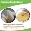 10pcs Elastic Moldable Ostomy Barrier Rings, 2" Diameter 4mm Thick, Non-Leaking Sting-Free Hydrocolloid Seal Extender Ring for Colostomy Bags view 4