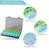 4 Weeks Pill Box, Monthly Pill Organizer, 21 Compartment Portable Pill Case with Organizer, Large Capacity Pill Case 28 Day, Pill Dispenser for Carrying Medicines, Vitamins and Fish Oil Supplements view 3