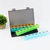 4 Weeks Pill Box, Monthly Pill Organizer, 21 Compartment Portable Pill Case with Organizer, Large Capacity Pill Case 28 Day, Pill Dispenser for Carrying Medicines, Vitamins and Fish Oil Supplements view 4