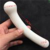 18cm Natural Quartz Crystal Massage Wand Rose Quartz Massage Wand Large Crystal Stone Yoni Massage Stick As Women Gift,18cm White Jade view 2