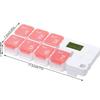 7 Day AM PM Pill Organizer, Travel Pill Box Case, 7 Compartments Weekly Pill Organizer to Hold Vitamins,Fish Oil,Supplements, Weekly Pill Box/Cases, Daily Medicine Dispenser with Alarms view 2