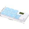 7 Day AM PM Pill Organizer, Travel Pill Box Case, 7 Compartments Weekly Pill Organizer to Hold Vitamins,Fish Oil,Supplements, Weekly Pill Box/Cases, Daily Medicine Dispenser with Alarms view 2