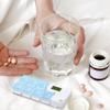 7 Day AM PM Pill Organizer, Travel Pill Box Case, 7 Compartments Weekly Pill Organizer to Hold Vitamins,Fish Oil,Supplements, Weekly Pill Box/Cases, Daily Medicine Dispenser with Alarms view 4
