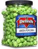 Gourmet Green Apple Flavored Popcorn by It's Delish, 16 Oz Jumbo Container | Bulk Air Popped Pop Corn Snack - Fruity Green Themed Candy Confetti  Gluten Free, Vegan, Kosher, 1 Count view 1
