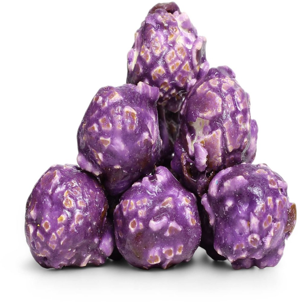 Gourmet Purple Grape Flavored Popcorn by It's Delish, 1 lb bulk Bag | Air Popped Pop Corn Snack - Fruity Purple Themed Candy Confetti | Birthday Party, Events  Gluten Free, Vegan, Kosher