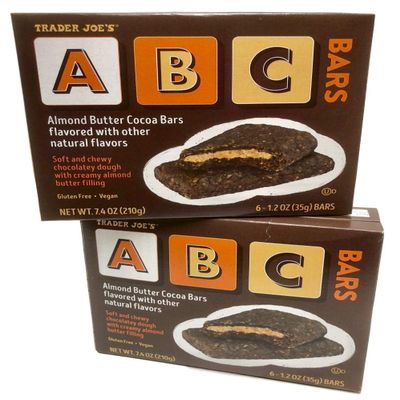 4 Set of 2 - Trader Joe's - ABC Bars 6-1.2 OZ(35g) Bars