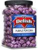 Gourmet Purple Grape Flavored Popcorn by It's Delish, 16 Oz Jumbo Container | Bulk Air Popped Pop Corn Snack - Fruity Purple Themed Candy Confetti  Gluten Free, Vegan, Kosher, 1 Count view 1