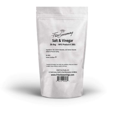 3 Set - Gourmet Fries Seasonings Salt and Vinegar, 2 Pound, 32 Ounce (Pack of 1)