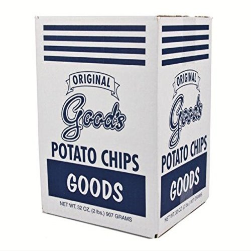 3 Set - Good's Potato Chips (Original "Blue Bag", One 2 lb. Box)