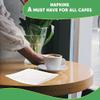 Elegant Lunch Napkins, 1-Ply, 12In X 12In, , White. Paper Napkins For Everyday Use. (pack of 100) view 4
