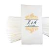 wedding Napkins personalised for reception, custom print engagement wedding baby shower bridal shower, disposable, cloth-like view 2