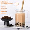 Paper Drinking Straws Disposable Biodegradable Extra Wide 0.5" 1/2 12mm for Boba Smoothies Bubble Tea Pearls Jumbo Milkshake Slushy Thick Shakes, Wedding Birthday Shower Party Supplies, Kraft 50 PCS view 3