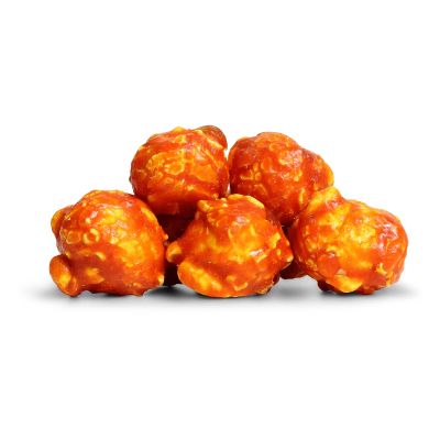 Gourmet Orange Flavored Popcorn by It's Delish, 8 Oz Bulk Bag | Air Popped Pop Corn Snack - Fruity Orange Themed Candy Confetti | Birthday Party, Events  Gluten Free, Vegan, Kosher
