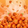 Gourmet Orange Flavored Popcorn by It's Delish  1 lb Bulk Bag | Air Popped Pop Corn Snack - Fruity Orange Themed Candy Confetti | Birthday Party, Events  Gluten Free, Vegan, Kosher view 4