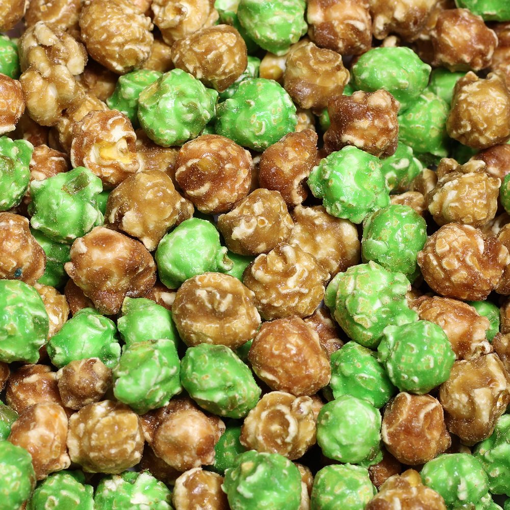 Gourmet Caramel Apple Popcorn Mix by It's Delish, 5 lbs Bulk Bag Caramel Corn Air Popped Sweet and Crunchy Glazed Carmel Corn Snack, Movie Night, Parties, Events - Gluten Free, Vegan, Kosher