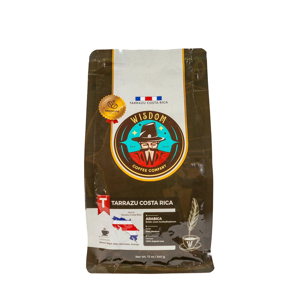 Costa Rican Coffee | Single Origin Coffee | Medium Roast Specialty Coffee | Costa Rican Tarrazu Coffee Whole Bean