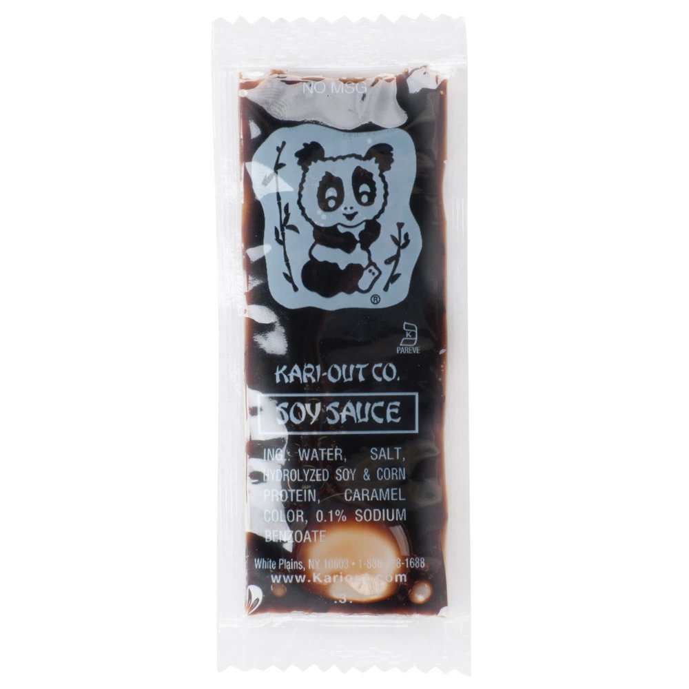4 Set 50 Packages Soy Sauce