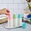 LITOPAK 480 Pack 3 oz Paper Cups, Colorful Disposable Bathroom Cups, Small Mouthwash Mugs for Home, Bathroom, Picnic, Party, and Events view 3