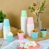 LITOPAK 480 Pack 3 oz Paper Cups, Colorful Disposable Bathroom Cups, Small Mouthwash Mugs for Home, Bathroom, Picnic, Party, and Events view 4