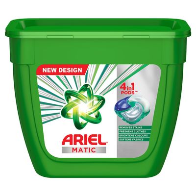 Ariel Matic 4in1 PODs Detergent Pack 32 ct -for Top & Front load washing machine only