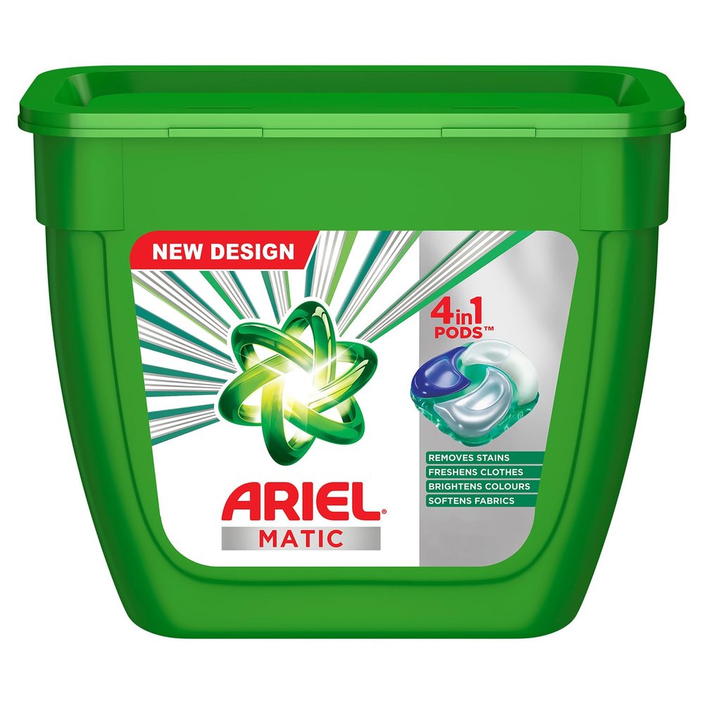 Ariel Matic 4in1 PODs Detergent Pack 32 ct -for Top & Front load washing machine only