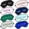 8 Pieces Sleep Mask Silk Eye Mask with Adjustable Strap Soft Blackout Blindfold Eye Cover for Women Men Full Night's Sleep, Travel, Nap, Meditation(Retro Colors) view 1