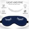 8 Pieces Sleep Mask Silk Eye Mask with Adjustable Strap Soft Blackout Blindfold Eye Cover for Women Men Full Night's Sleep, Travel, Nap, Meditation(Retro Colors) view 3