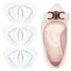 BHXANZOU Plantar Fasciitis High Foot Arch Support Inserts Shoe Insoles for Flat Feet for Sandals Womens,Gel Arch Pads for Flat Feet for Men's 5.5-9/Women's 5-8.5(4.0"x2.1" Clear-3 Pairs) view 1