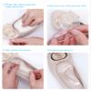 BHXANZOU Plantar Fasciitis High Foot Arch Support Inserts Shoe Insoles for Flat Feet for Sandals Womens,Gel Arch Pads for Flat Feet for Men's 5.5-9/Women's 5-8.5(4.0"x2.1" Clear-3 Pairs) view 4