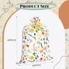 TaoBary 4 Pieces Plastic Dot Bags (36 x 48 Inch) with 4 Pieces Pull Flowers Large Packaging Wrapping Present Bags for New Parents Shower Birthday Wedding Christmas Engagement Party view 2