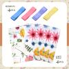 TaoBary 4 Pieces Plastic Dot Bags (36 x 48 Inch) with 4 Pieces Pull Flowers Large Packaging Wrapping Present Bags for New Parents Shower Birthday Wedding Christmas Engagement Party view 4