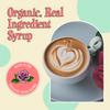 Wbry Organic Rose Syrup  16.4oz (468g), Natural Coffee Syrup, Perfect for Lattes, Tea, Shaved Ice and Soda, Vegan Friendly, Non-GMO, Dye-Free Snow Cone Syrup  BPA-Free Plastic Bottle view 3