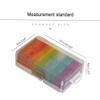 7 Day Pill Organizer AM PM 2 Times a Day, Weekly Pill Organizer, Large Capacity Weekly Pill Case Twice Daily, Rainbow Morning Evening Pill Case 14 Compartments Medicine Box view 2