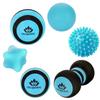 Acupoint Massage Ball Therapy Set for Muscle Knots and Post-Workout - Physical Therapy Balls, Trigger Point & Yoga Therapy, Massage Ball for Feet - 6-Piece Set (Blue) view 1