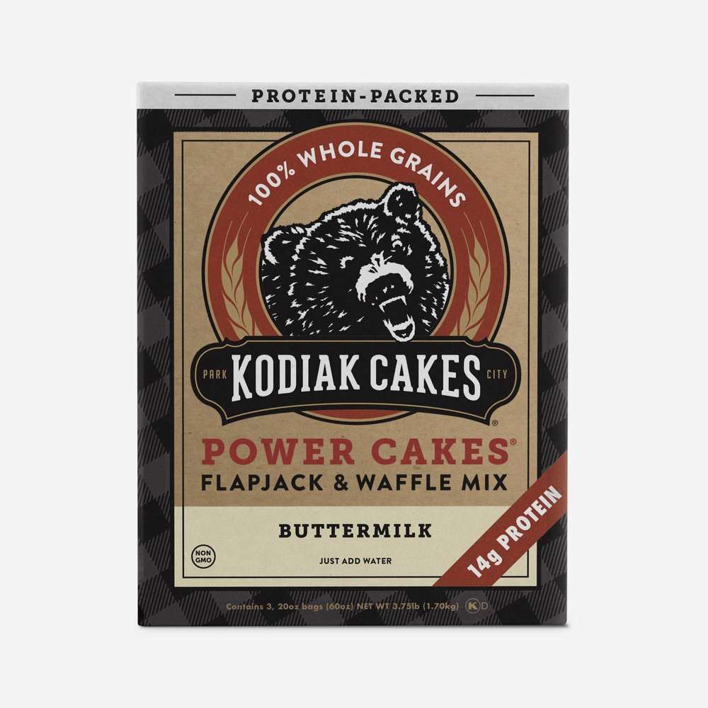 2 set - Kodiak, Power Cakes Buttermilk Flapjack & Waffle Mix, 20 oz per count, 3 Count