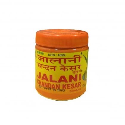 50 Gram Jalani Chandan Kesar Tika Powder for Pooja Pack of 2