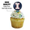 GRAPHICS & MORE University of Illinois Fighting Illini Logo Cupcake Picks Toppers Decoration Set of 6 view 3