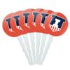 GRAPHICS & MORE University of Illinois Secondary Cupcake Picks Toppers Decoration Set of 6 view 1