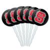 GRAPHICS & MORE NC State Secondary Logo Cupcake Picks Toppers Decoration Set of 6 view 1