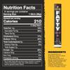 FATTY Meat Sticks, Made with Grass Fed Beef, Pork Raised Without Antibiotics, 11g Protein Per Stick, Honey BBQ, Valentine's Day Gift For Him, 2 oz. (Pack of 5) view 2