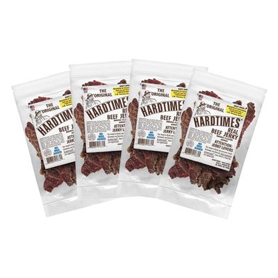 Hardtimes Handcrafted Beef Jerky- Original - 4 oz - 4 pack