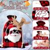 Shappy 24 Pcs Christmas Burlap Gift Bags, Small Treat Goody Bags with Drawstrings for Christmas, Featuring 12 Designs for Xmas and New Year Party Favors and Supplies(Candy Style,7 x 5 Inch) view 4