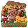 Bonnie and Pop's Holiday Tin- with Assorted Christmas Chocolate, Cookies, Pretzels  Festive, Corporate, Family, Gift Basket Idea for Men and Women (Extra Large) view 1