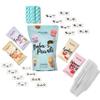 Thoughtfully, Mini Boba Pearl Party Set, Makes 16 Tasting Portions of Bubble Tea, Includes 4 Flavors, Cups, Lids, Straws, & Stickers, Boba Milk Tea Party Kit view 2