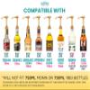 Gold Coffee Syrup Pump for 750 ml Bottles (Pack of 4) Fits Upouria, Torani, Davinci, Jordans Skinny Syrups, and (Monin 1 Liter Plastic Bottles Only) view 2