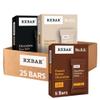 RXBAR Protein Bars, 12g Protein, Gluten Free Snacks, Chocolate Lovers Variety Pack (5 Boxes, 25 Count) view 1