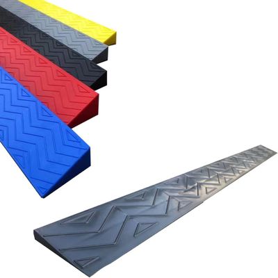 MOFOCO Indoor Threshold Ramps, Doorways Curb Ramp Portable Free Cut Wheelchair Ramp Step Mat 1-6.5cm Rise Channel for Sweeping Robot Bicycles Scooters (Color : B, Size : 100 * 7 * 1cm)